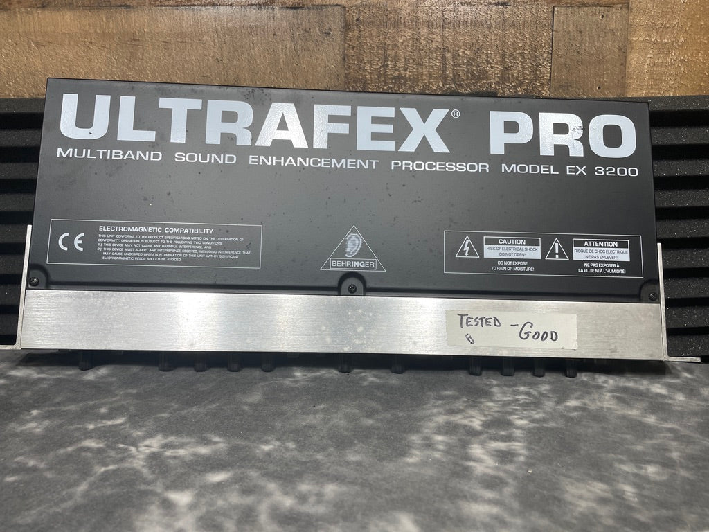 Behringer Ultrafex Pro- Multi Band Enhancer / Exciter EX3200