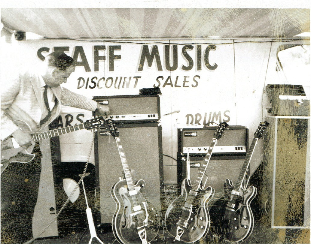 Late 60s. Staff Music at WHLO Appreciation Day at Chippewa Lake Park. 