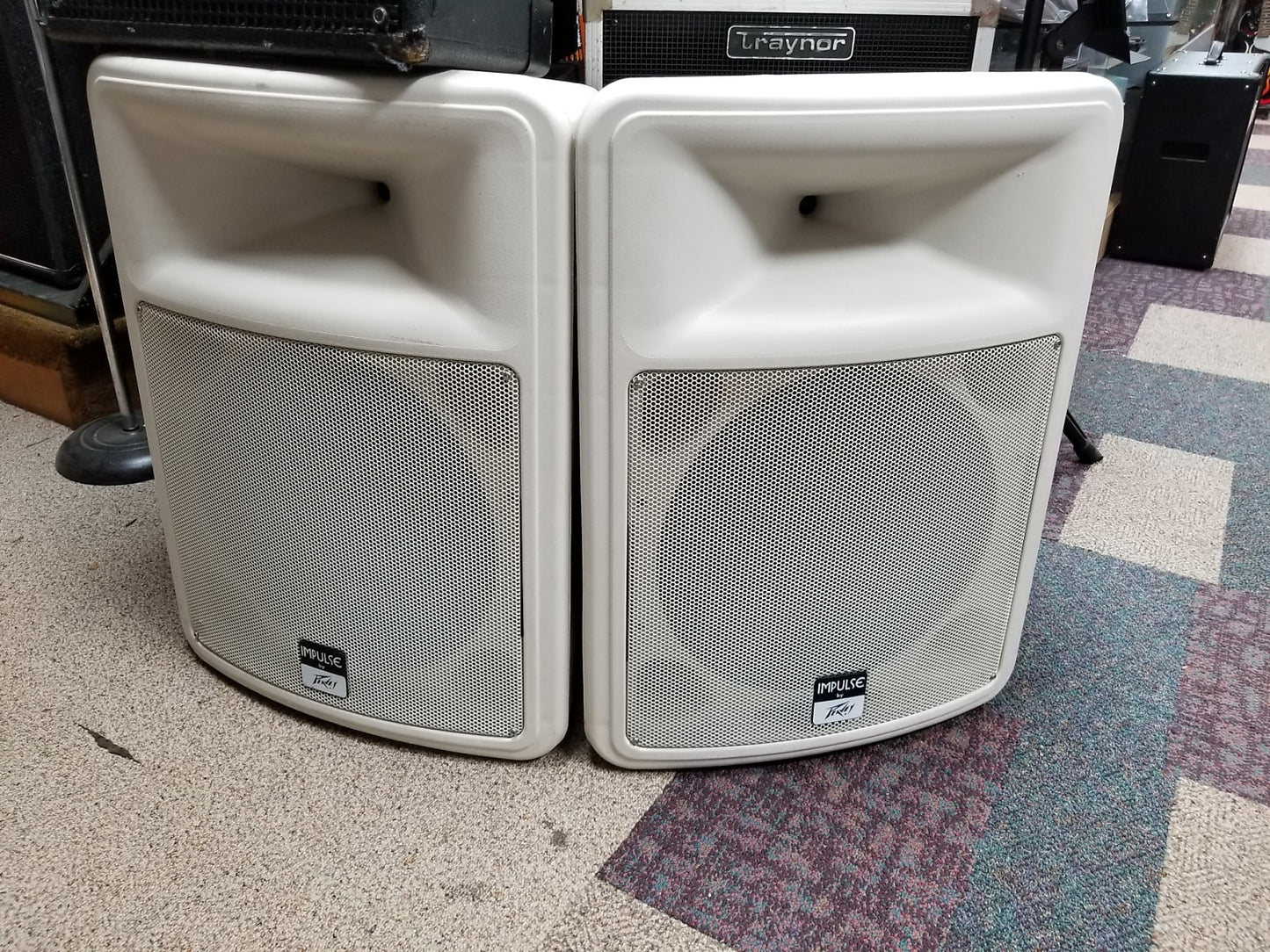 Peavey Impulse 1015 Speaker Cabs Pair - 1000W White