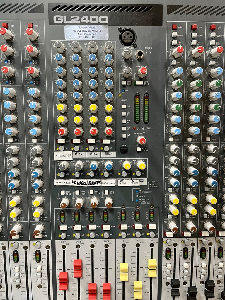 Allen & Heath GL2400-32 4-Group 32-Channel Mixing Console 2010s